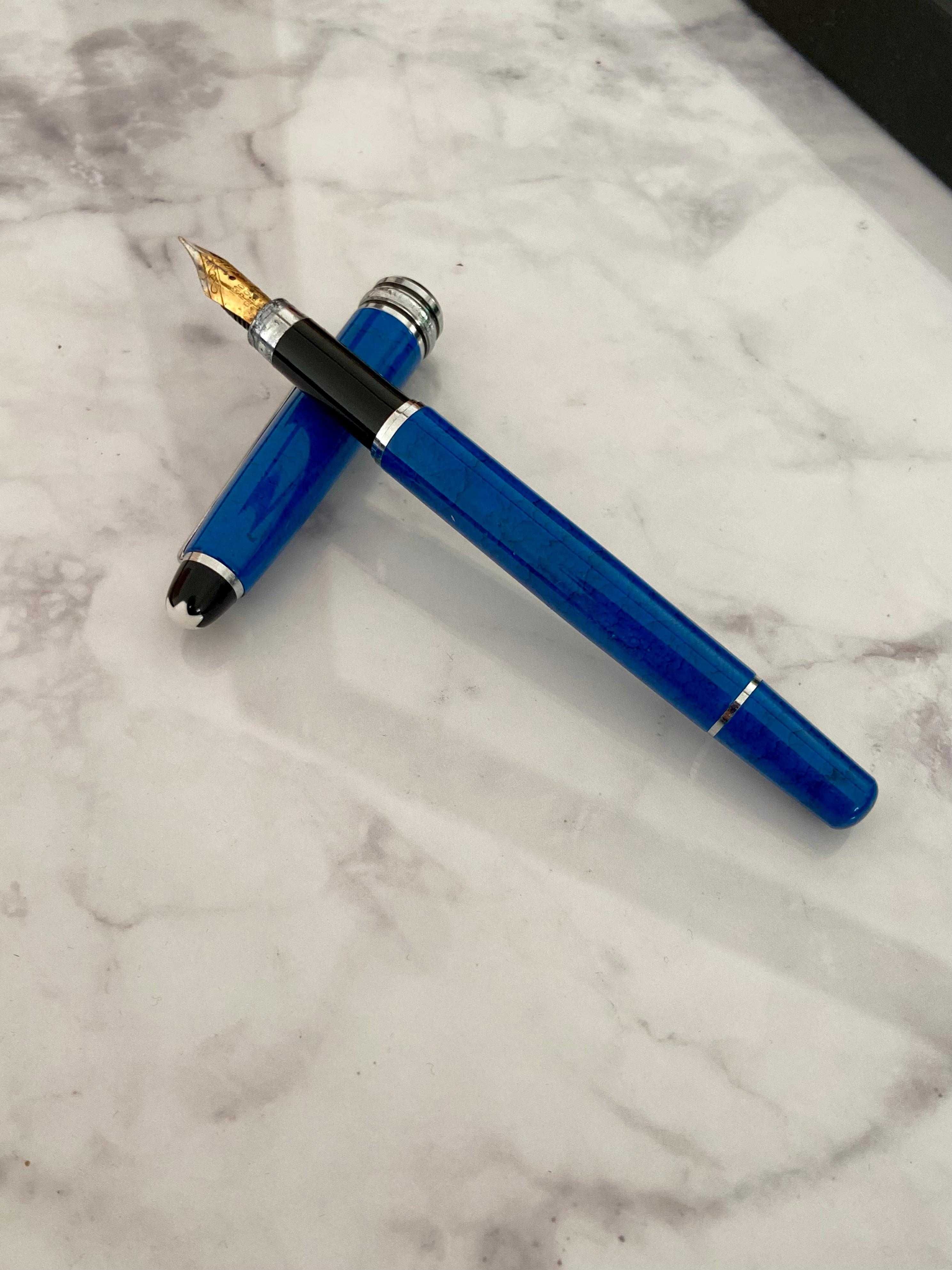 Caneta "Montblanc" Iridium Point Azul
