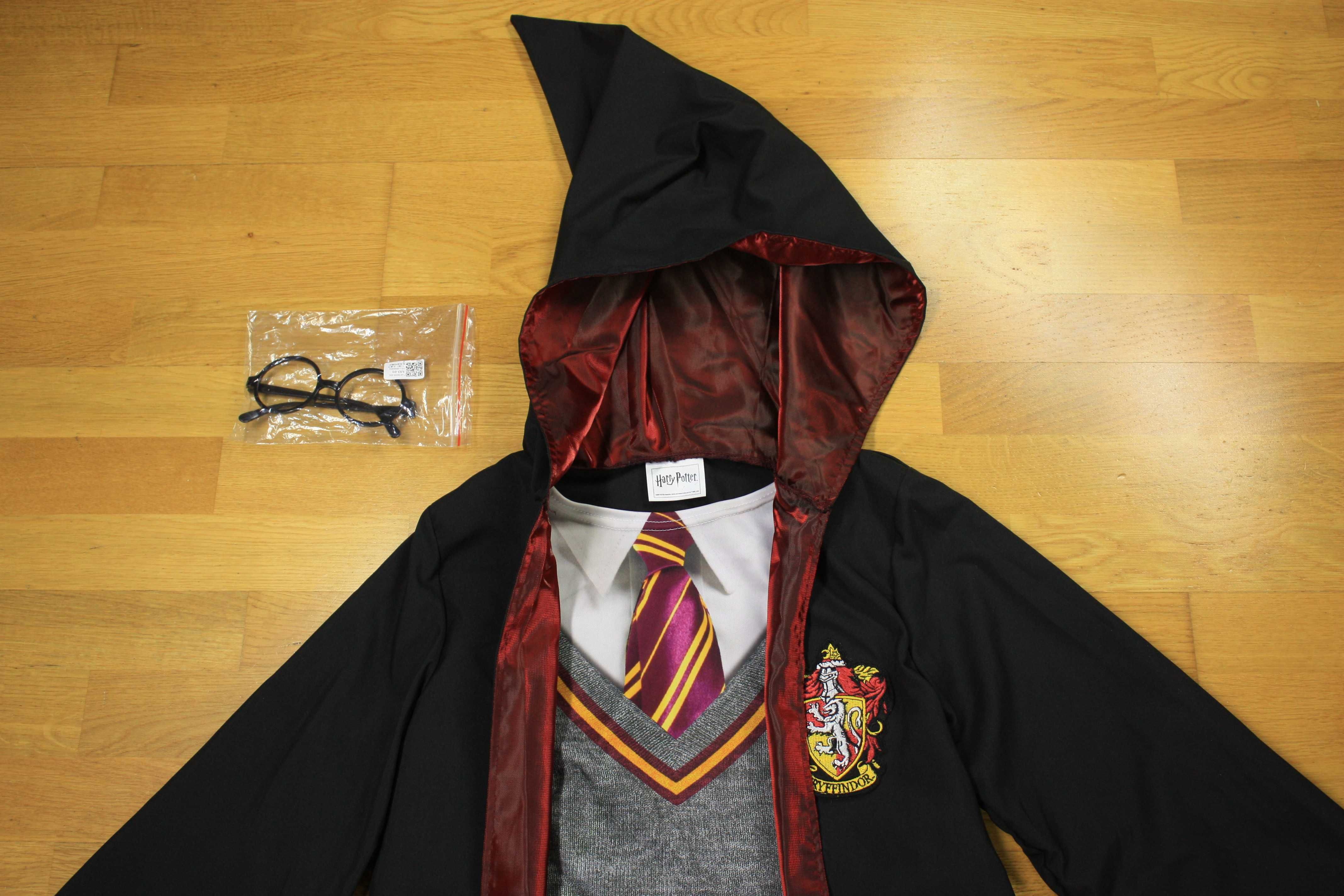 детский взрослый оригинальный костюм Гарри Поттер накидка очки галстук