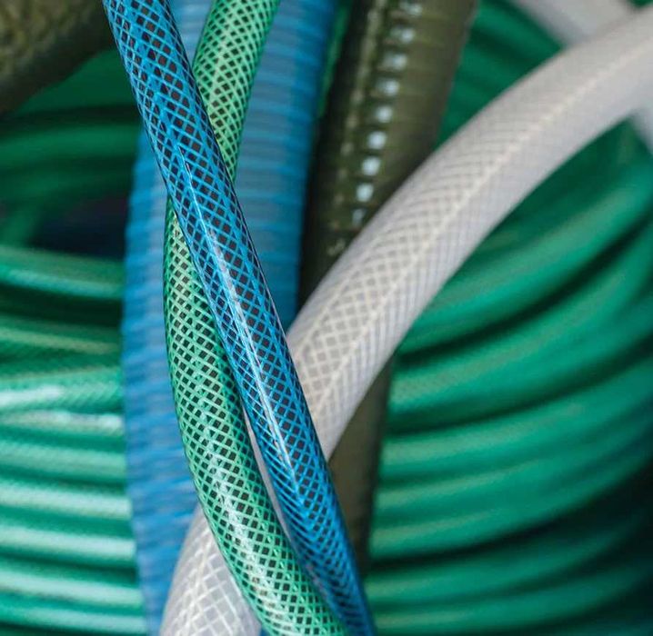 Wąż techniczny zbrojony igielitowy Fi 19mm rolka 50m FOOD Spożywczy