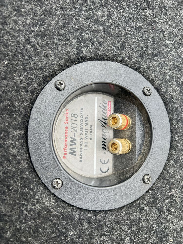 Mw-2018 mac audio subwoofer tuba do auta samochodu