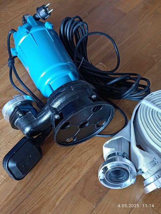 Pompa z pływakiem do wody szamba, brudnej wody 300l/s 550W wąż 20 m