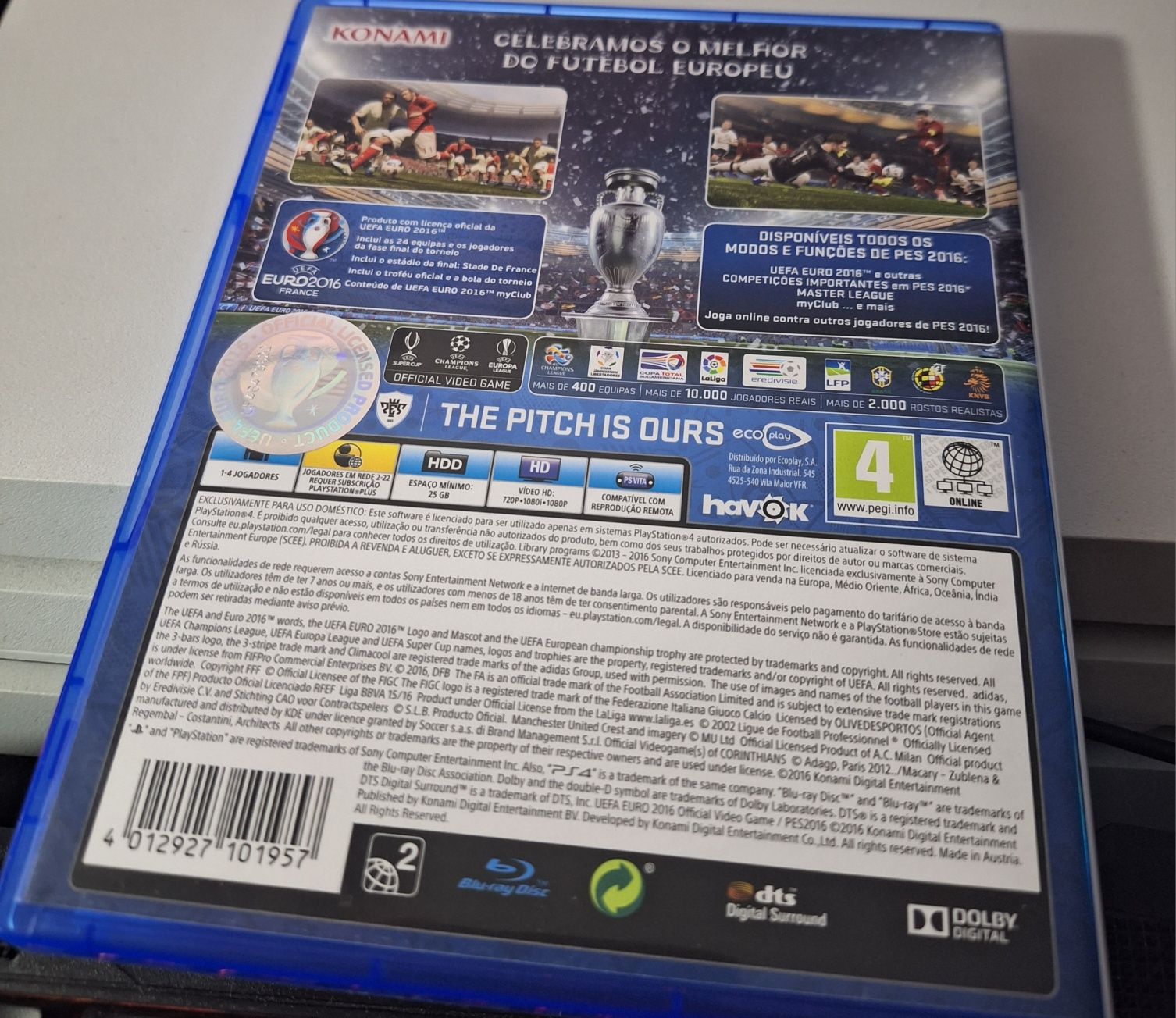 Jogo ps4 pes 2016 euro2016 france