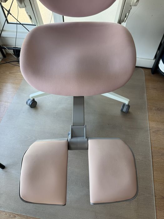 Cadeira ergonômica escritorio rosa
