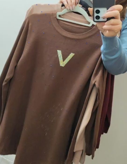 Туника шоколадного кольору