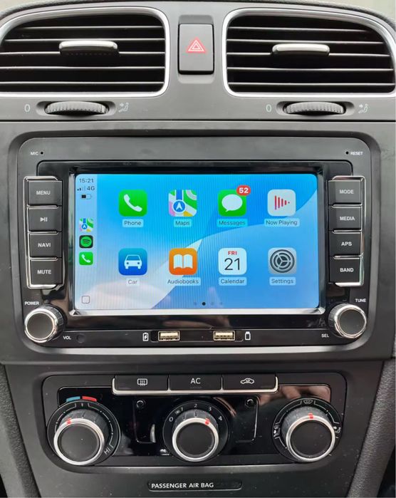 Radio 2din android carplay sirocco golf touran audi passat vw bmw polo