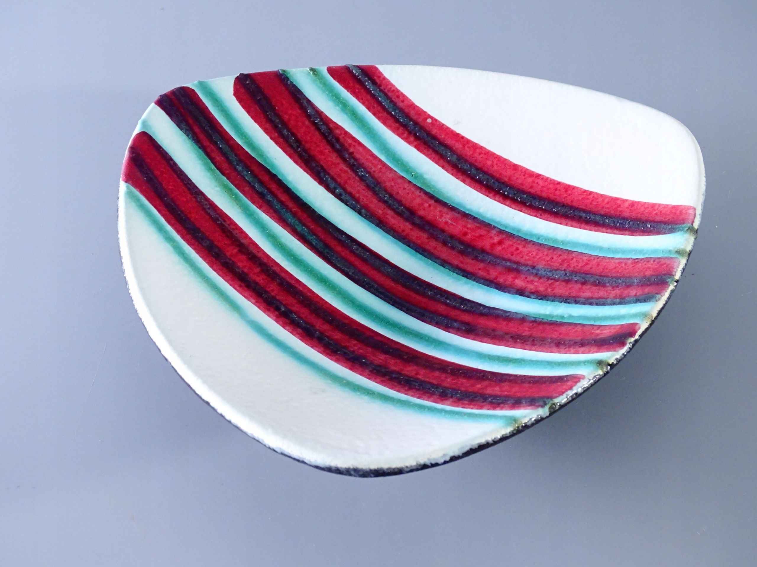lata 60 piękna ceramiczna patera