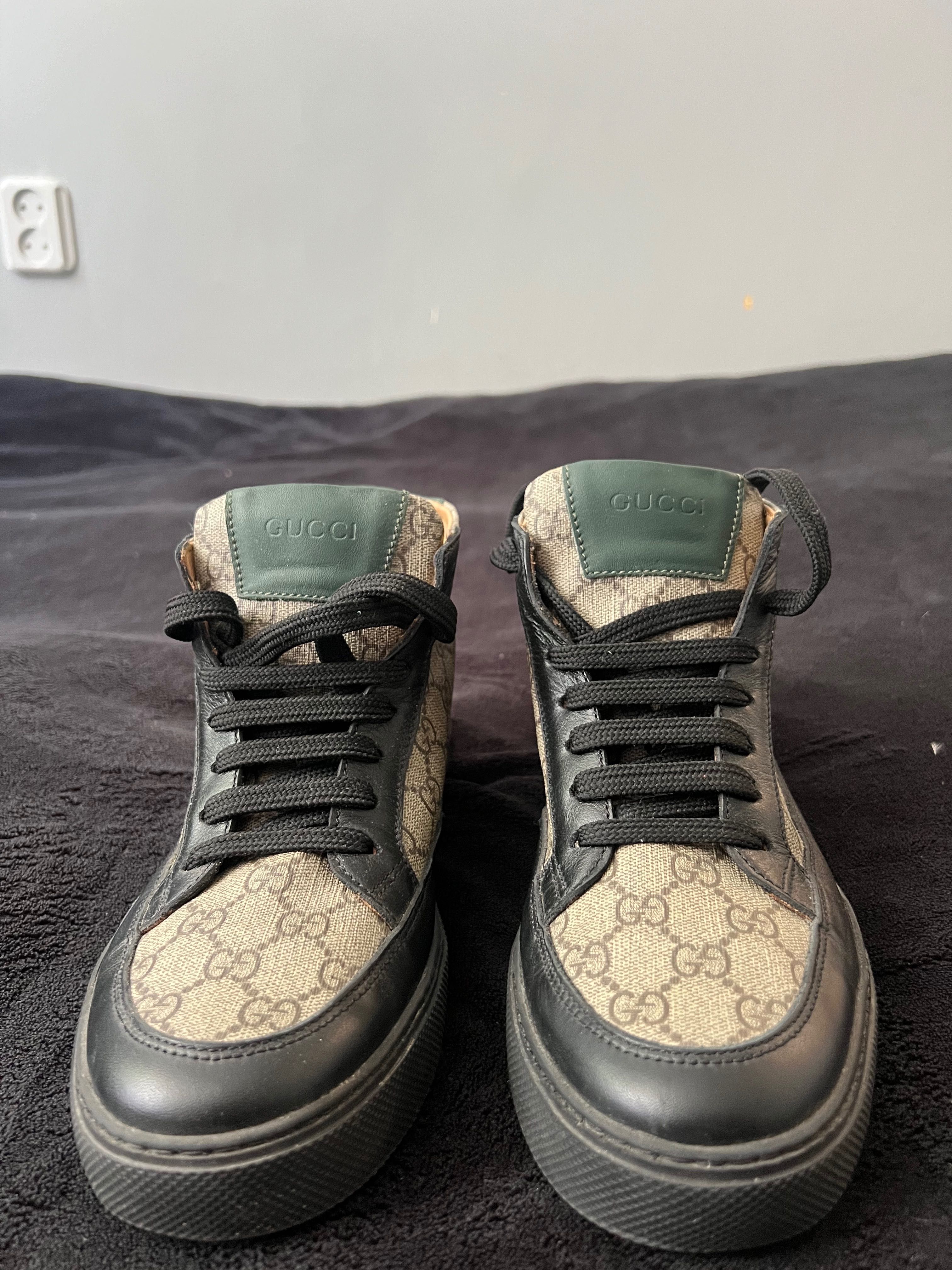 Wysokie trampki sneakersy gucci 42 logo