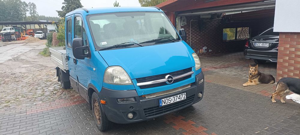 Opel Movano Doka dubel Kabina 7 miejsc Master Ducato jumper