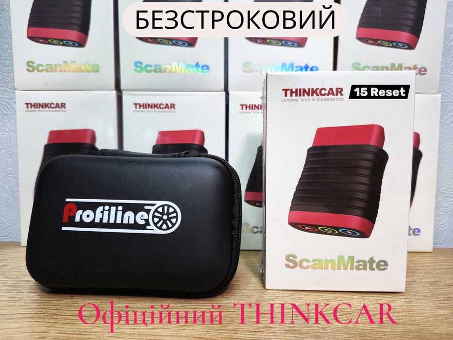 Безстроковий ! Автосканер Thinkcar ScanMate підтримка IOS + 15 ресет