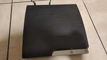 Ps3 com jogos e comandos