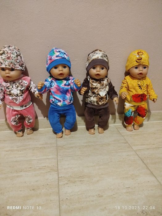 Zestaw ubranek dla lalki bobas Baby born