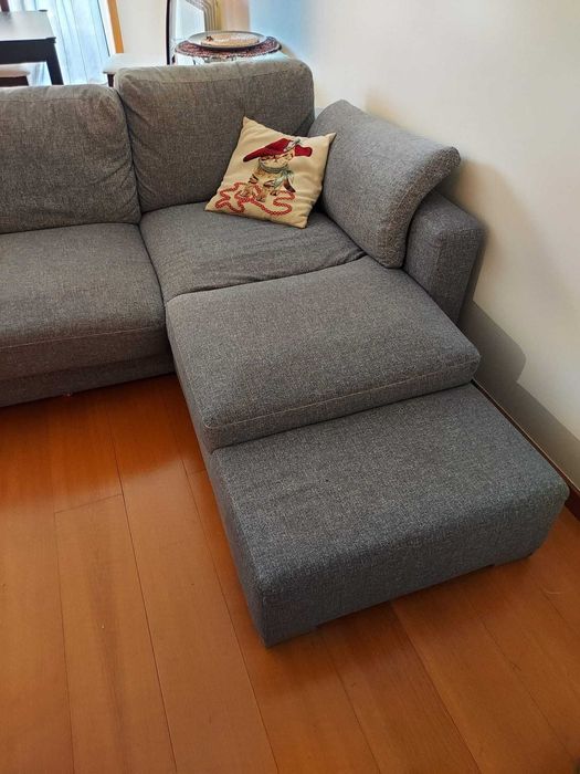 Sofá chaise Lounge com tecido anti gato