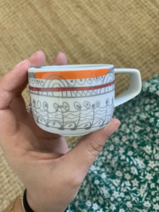 Conjunto chávena de café Vista Alegre