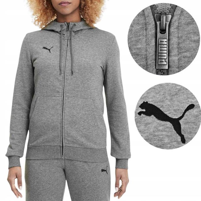 Puma bluza damska rozpinane, z kapturem TeamGoal 23 Casuals rozmiar L