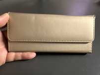 Etui portfelowe do telefonu kabura na mages z paskiem złote 6”