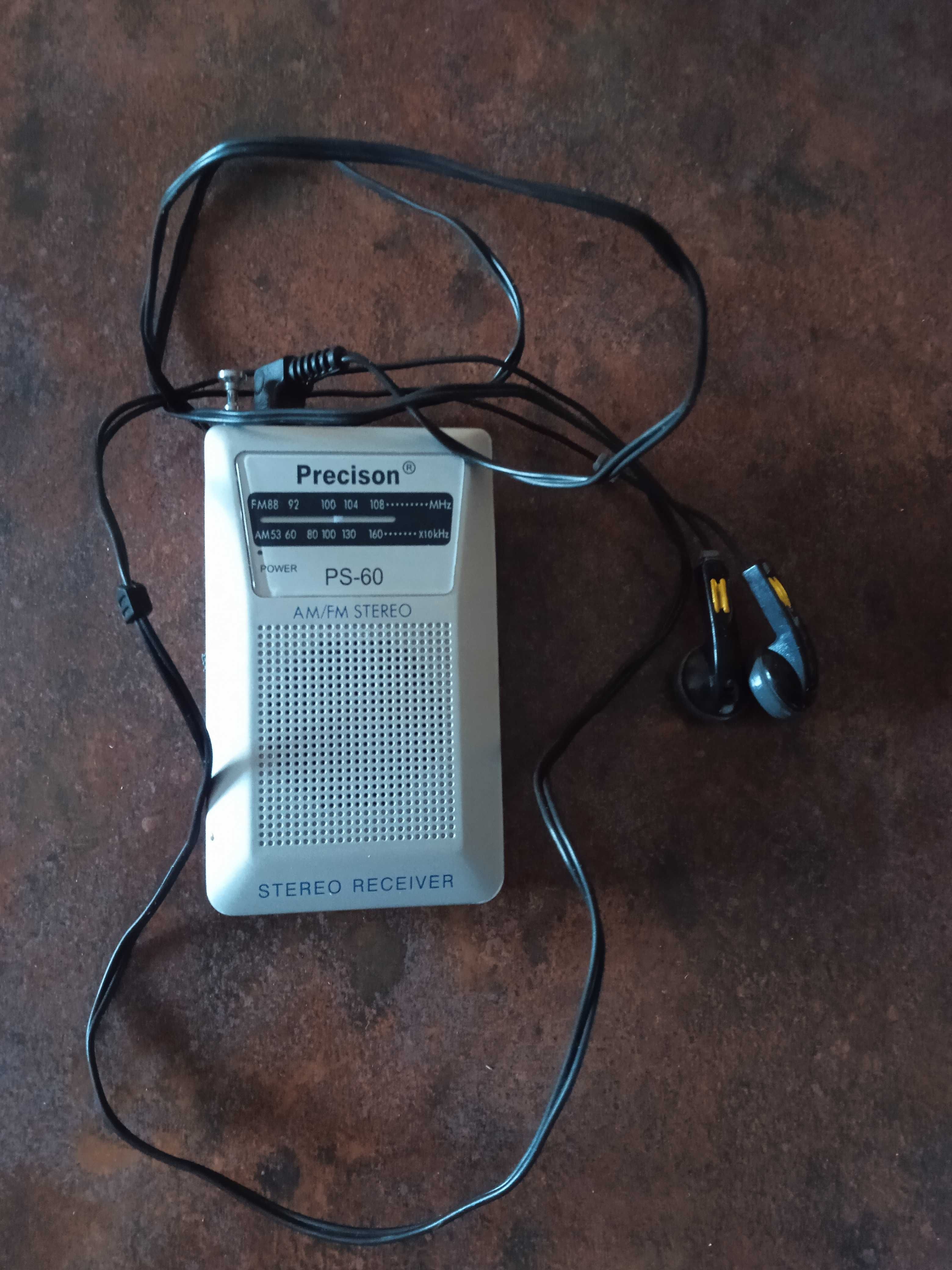 Bezprzewodowe małe radio Precison+ słuchawki