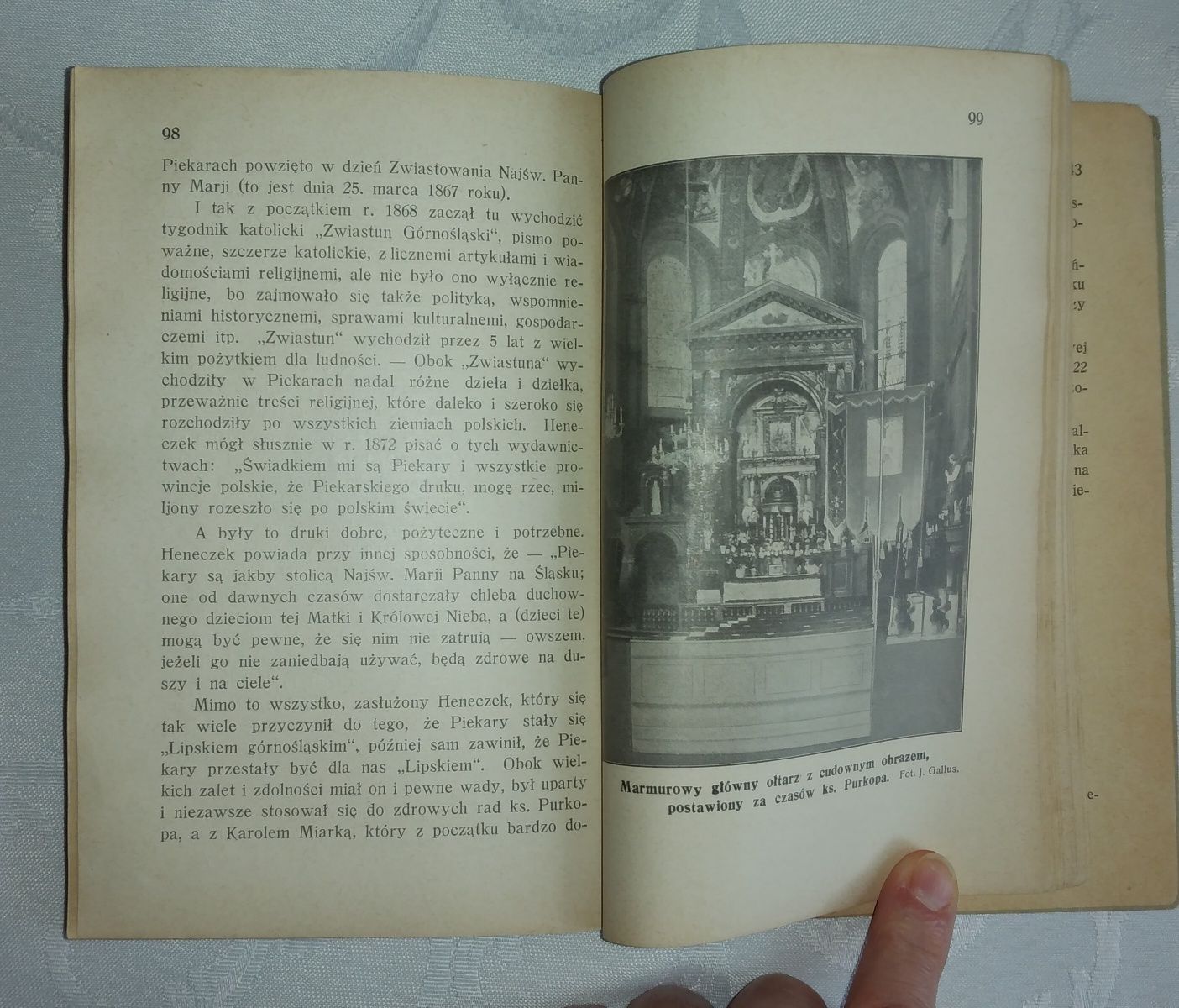 Piekary pamiątka koronacji cud. obrazu Matki Boskiej Piekarskiej 1926