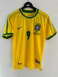 Koszulka Brazylia 1998 Home #9 Ronaldo