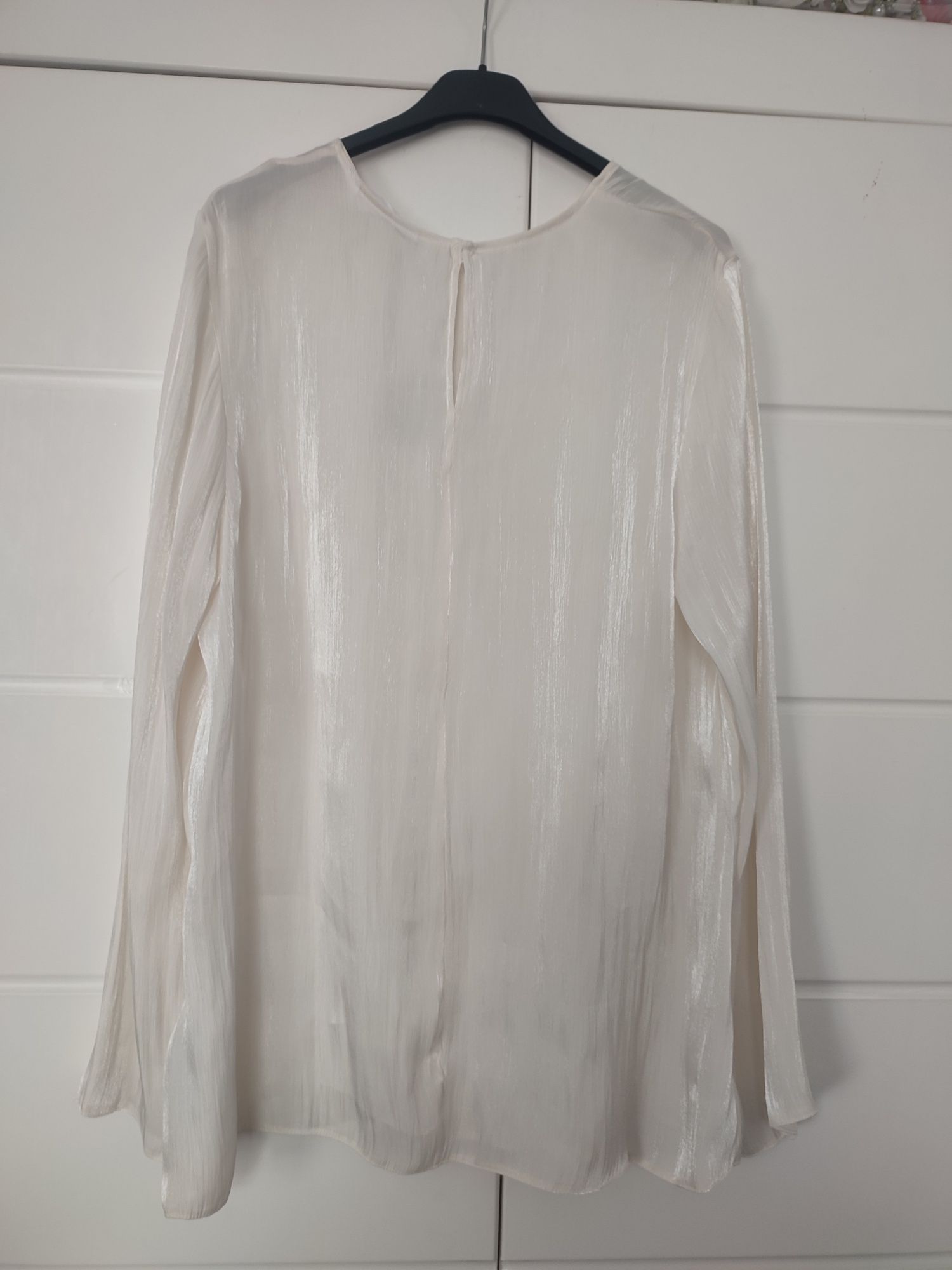 Nowa elegancka kremowa bluzka rozmiar L Primark