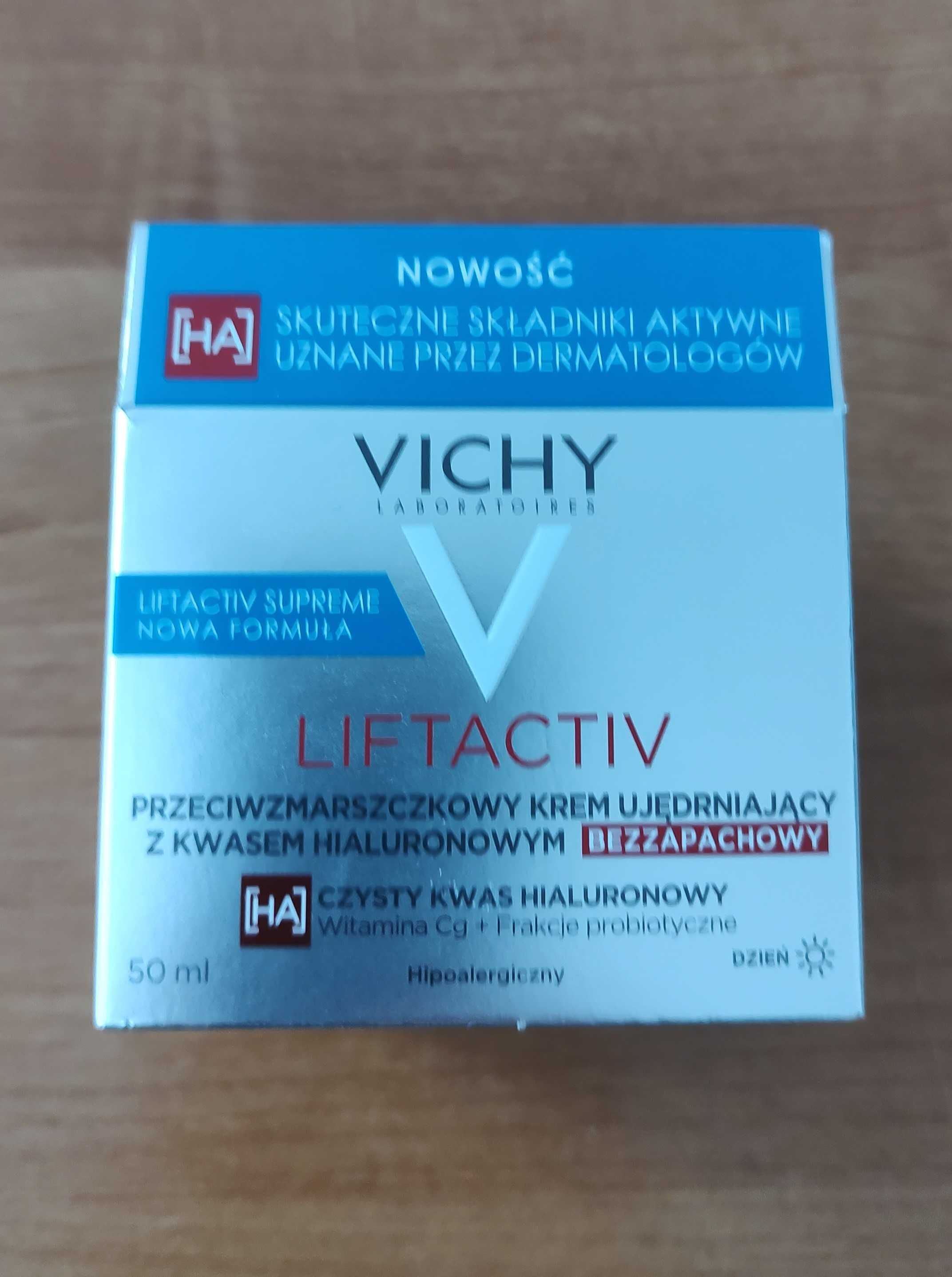 Nowy VICHY Liftactiv Supreme H.A bezzapachowy krem na dzień, 50ml