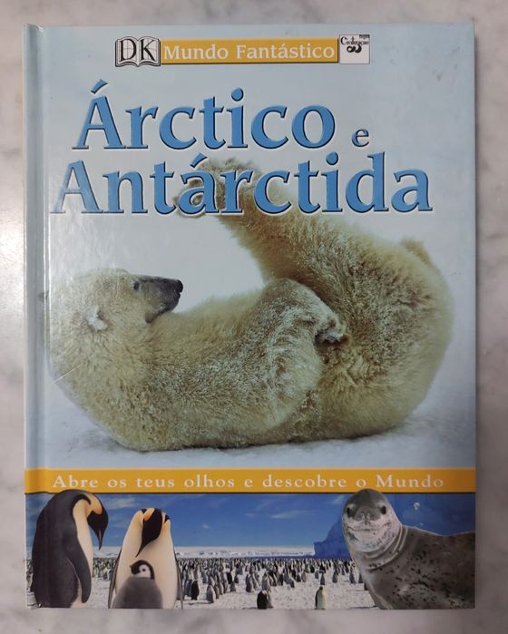 Livro "Mundo Fantástico Árctico é Antárctida"