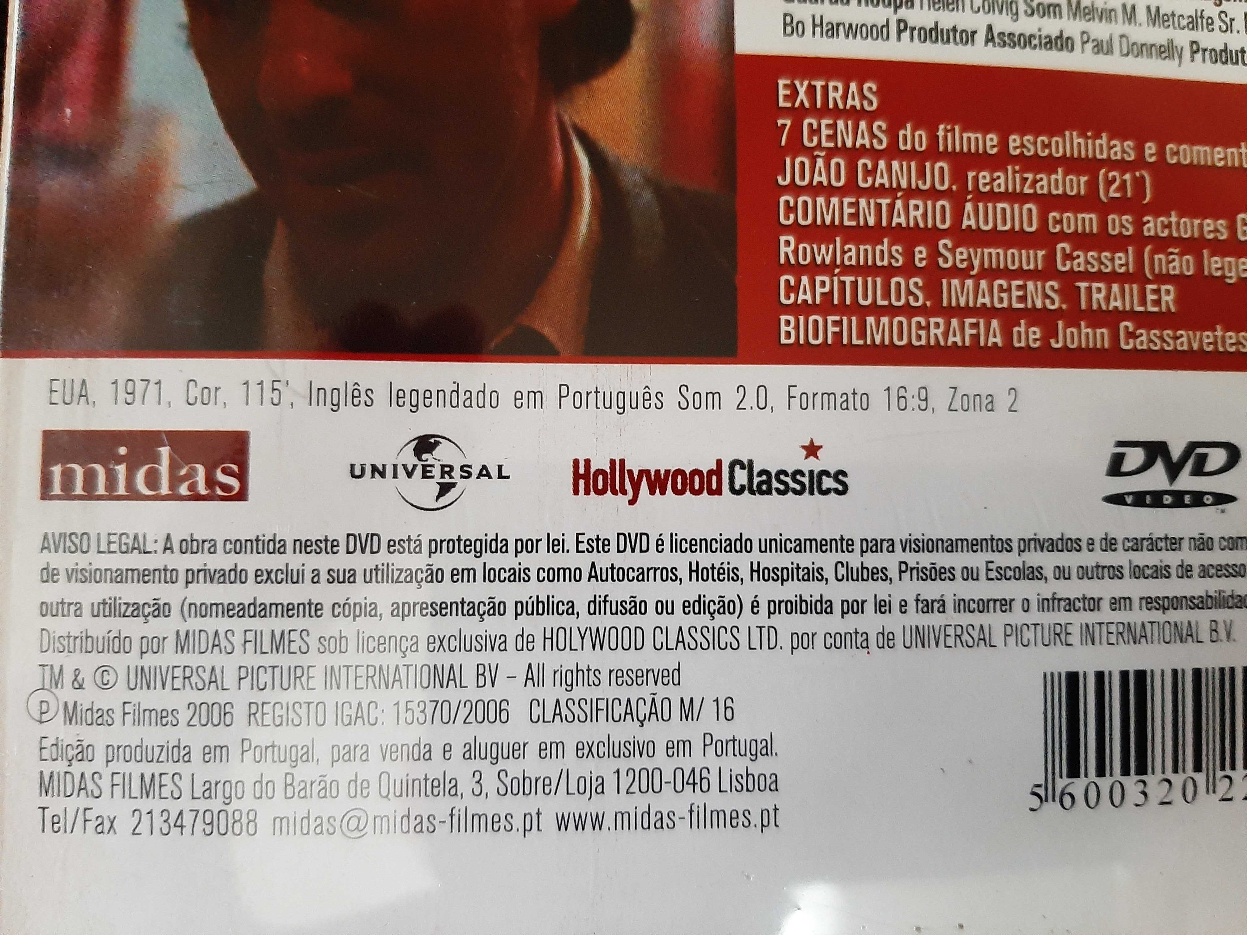 John Cassavetes - Minnie and Moskowitz - NOVO - SELADO - DVD