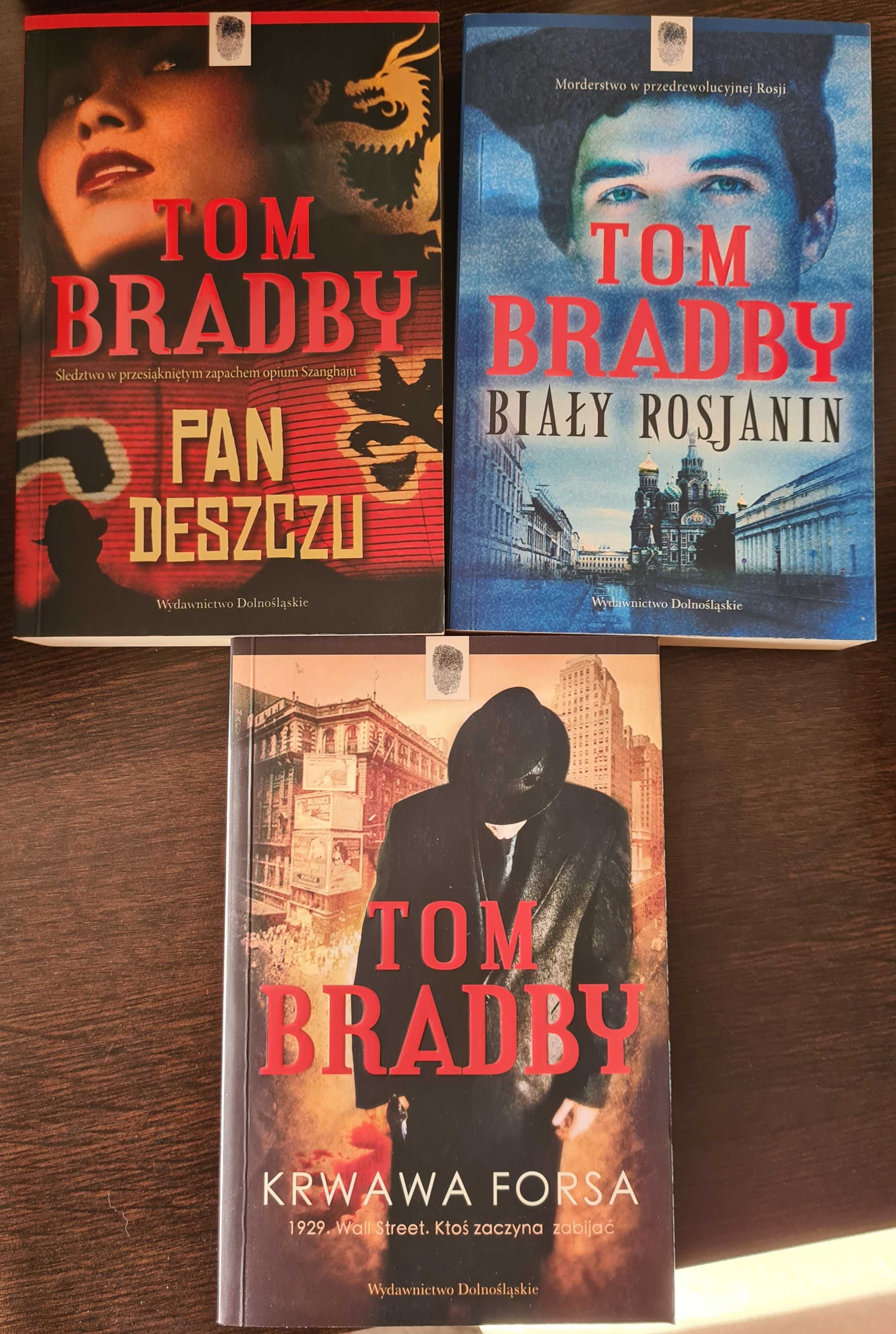 "Biały Rosjanin", "Pan Deszczu", "Krwawa Forsa" Tom Bradby