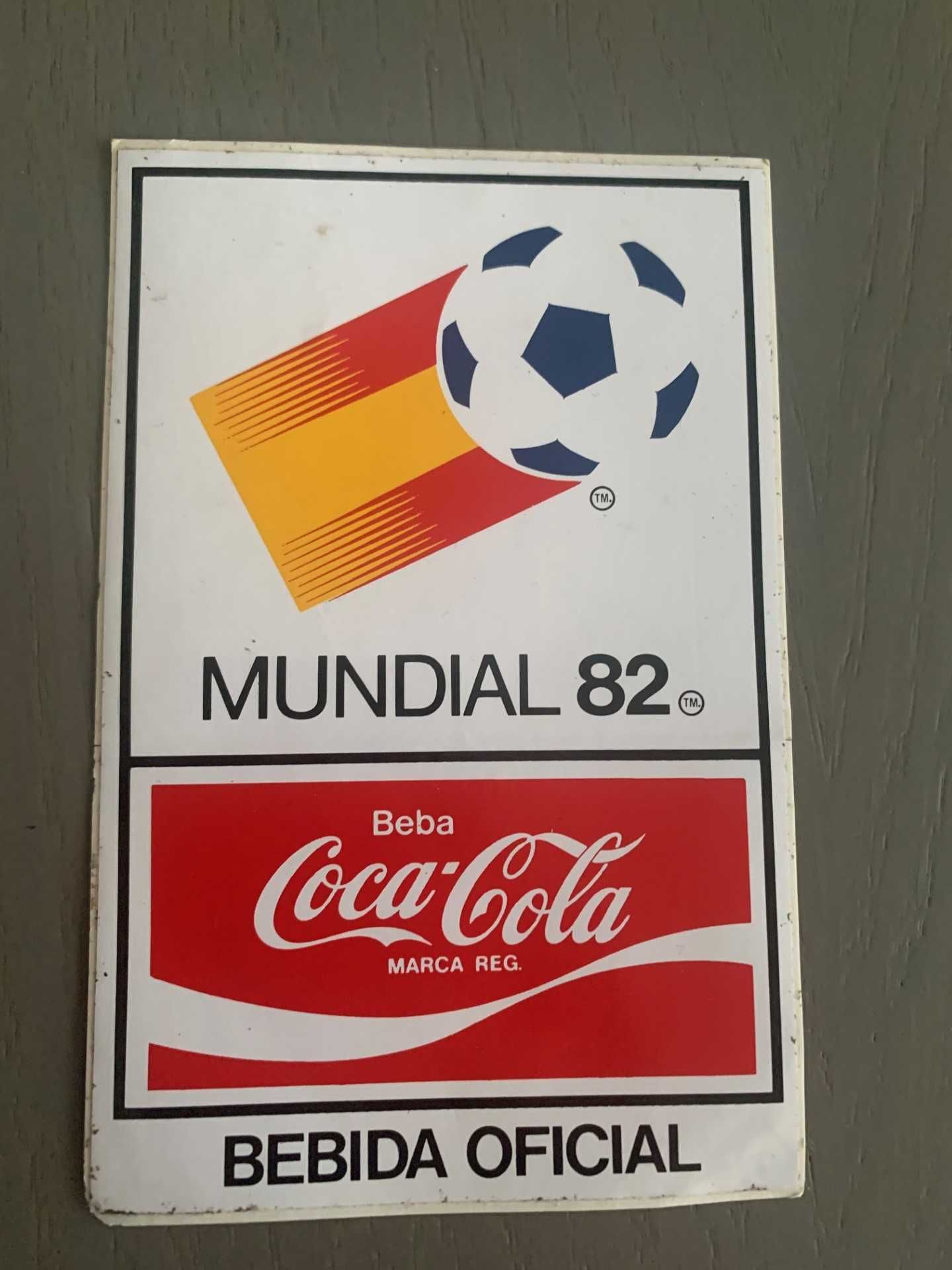 Autocolante Coca Cola Mundial de Futebol 1982