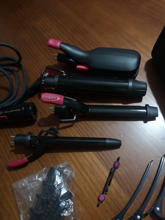 Conjunto de modulador e alisador de cabelos - Elite Rowenta NOVO