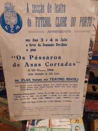 Furebol clube Porto cartaz colado teatro rivoli