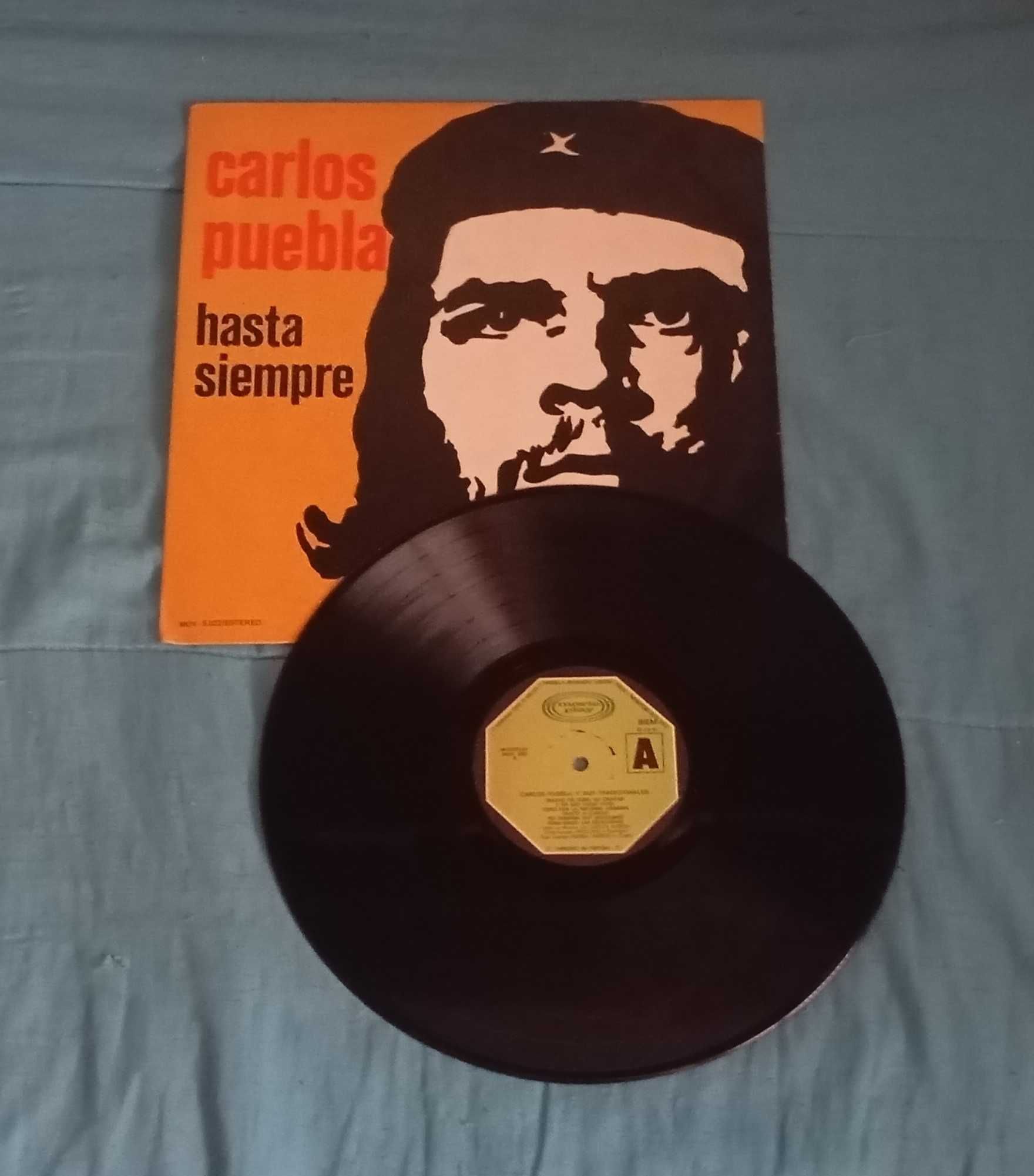 Disco de vinil LP (33 Rpm) Carlos Puebla - "Hasta Siempre"