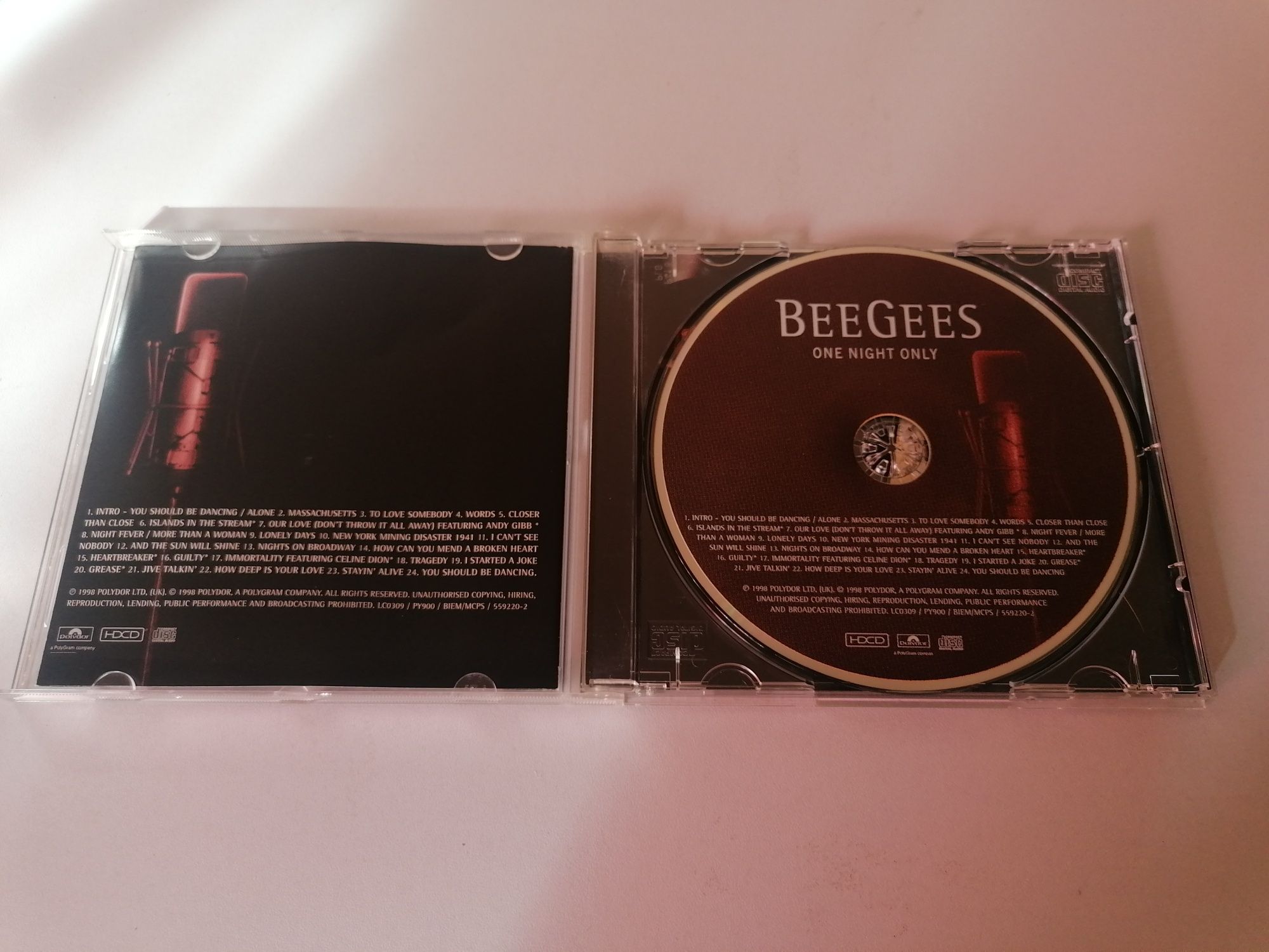 CD Bee Gees - One Night Only (ao vivo)