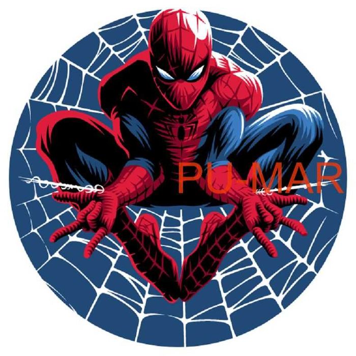 Opłatek na tort Urodziny Spider-Man