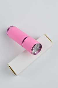 Ультрафіолетовий ліхтарик для сушіння нігтів рожевий 9 Вт