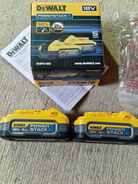 DeWalt DCBP 518 18V XR Akumulatory POWERSTACK 5Ah x 2sztuki