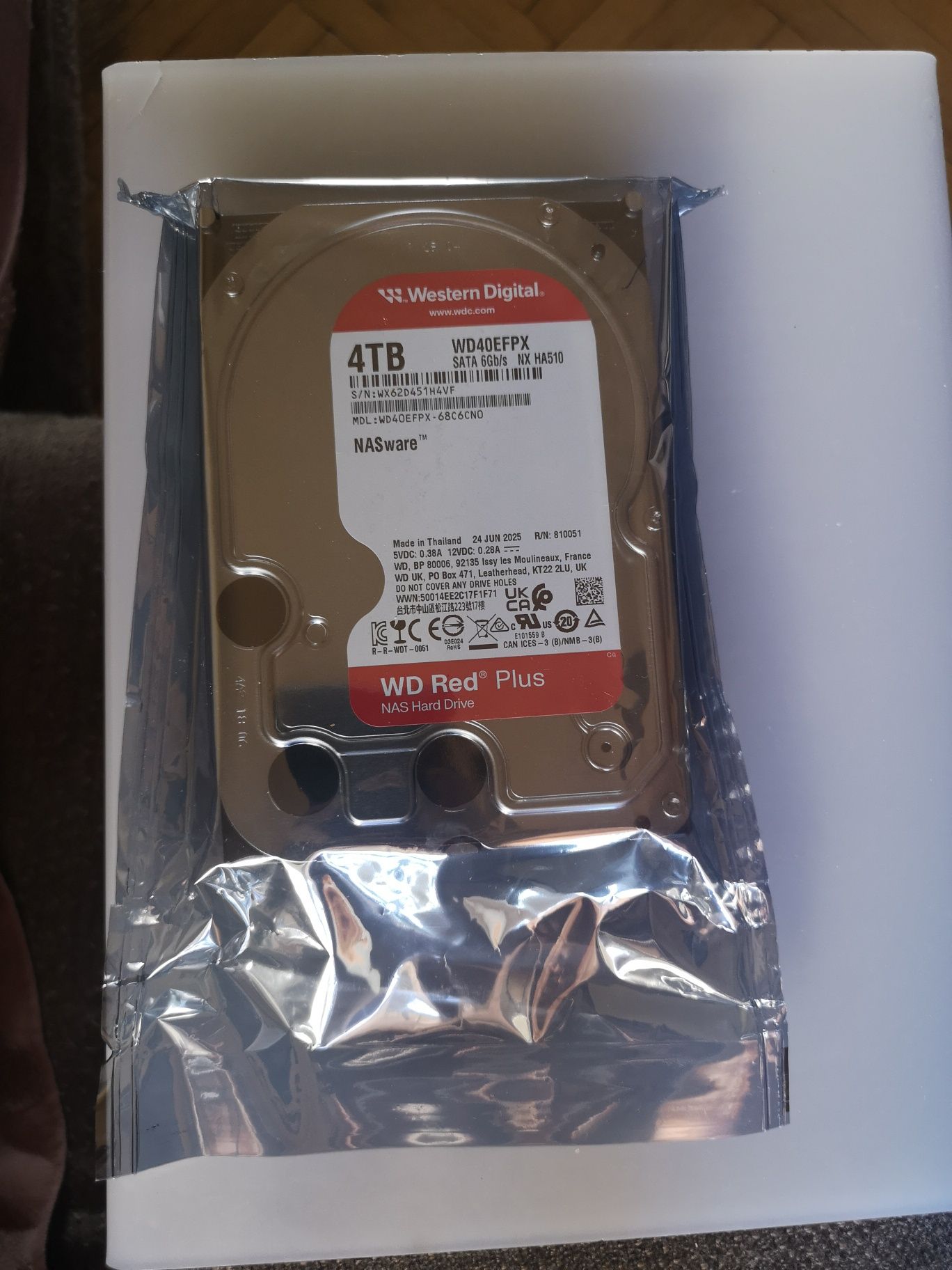 Жорсткий диск WD 4TB 3.5" 5400 (WD40EFPX)