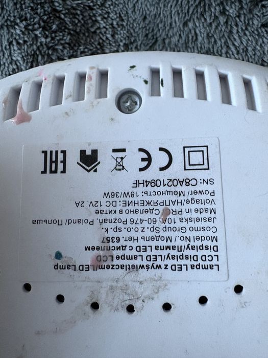 Sprawna lampa neonail