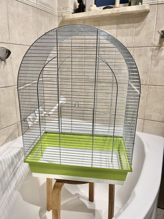 Klatka dla średnich papug, papużek falistych czy nimfy