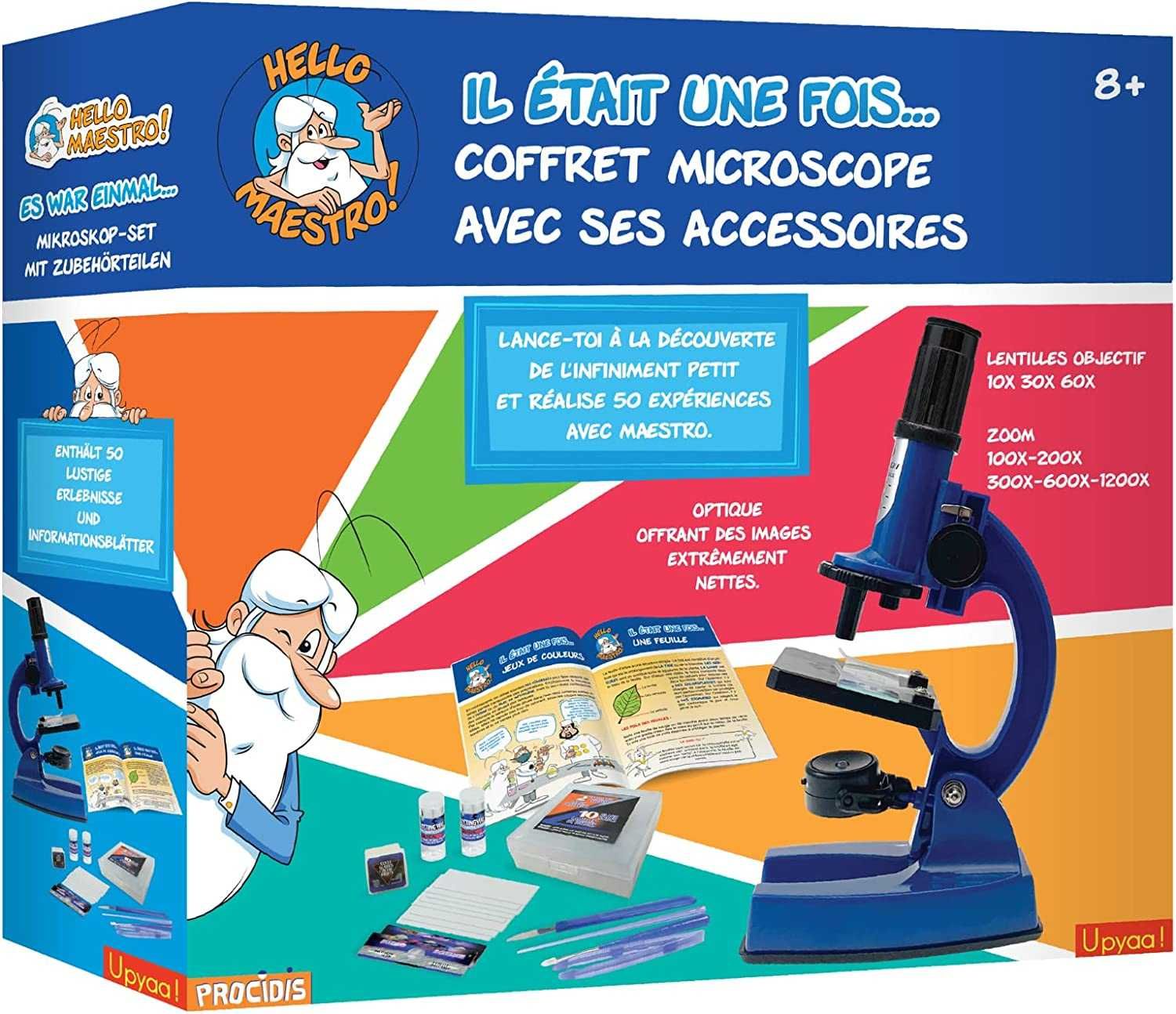UPYAA - Hello Maestro Mikroskop zoom 66 akcesoriów