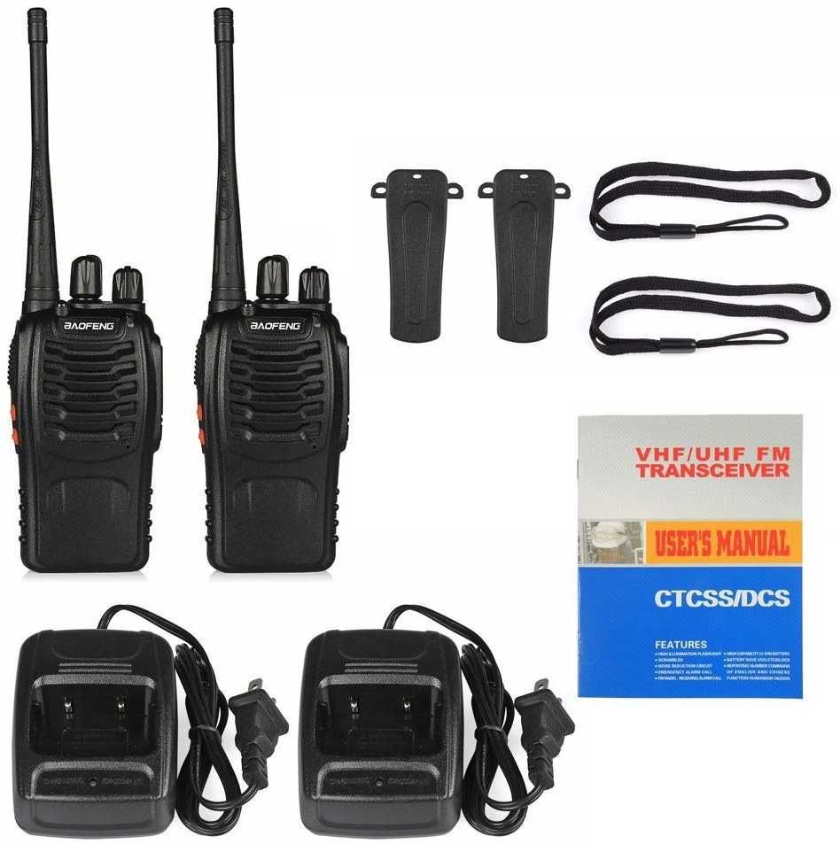 2 x BAOFENG BF-888S Zestaw Walkie Talkie Krótkofalówka PMR BF888S