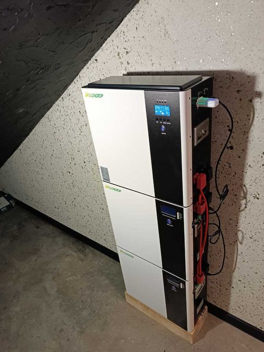 Резервне живлення - інвертор + акумулятор (Джерело без-йного живлення)