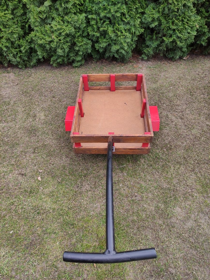 Wózek ogrodowy transportowy handmade