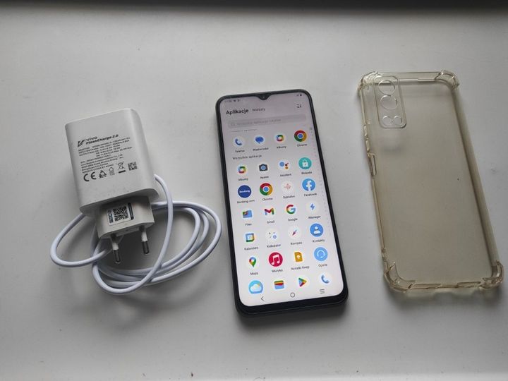 Vivo Y72 5G 128GB/8GB+4GB Ram bardzo mało używany, szkło na ekranie