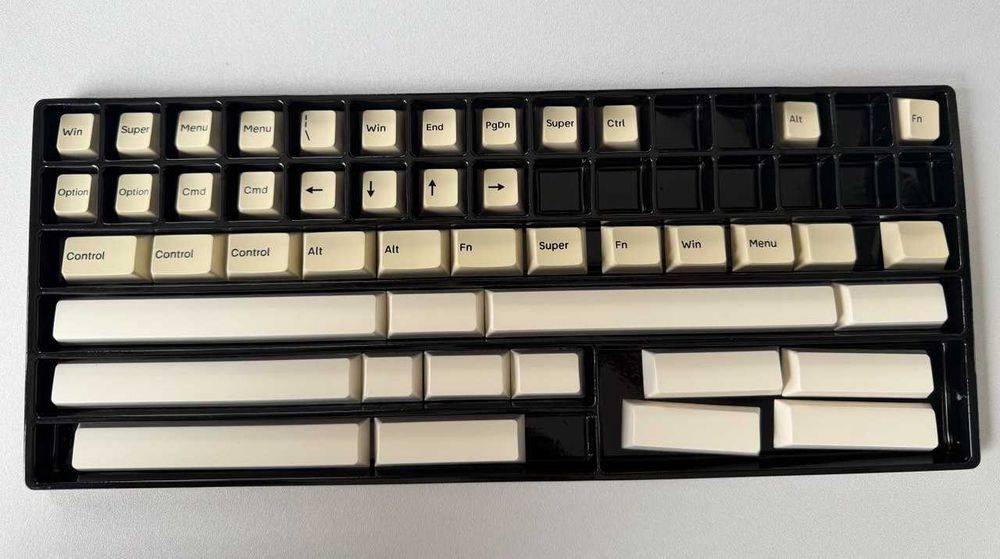 Кейкапи Keychron Double-Shot PBT-14 Cherry ANSI і UK ISO, 219 клавіш