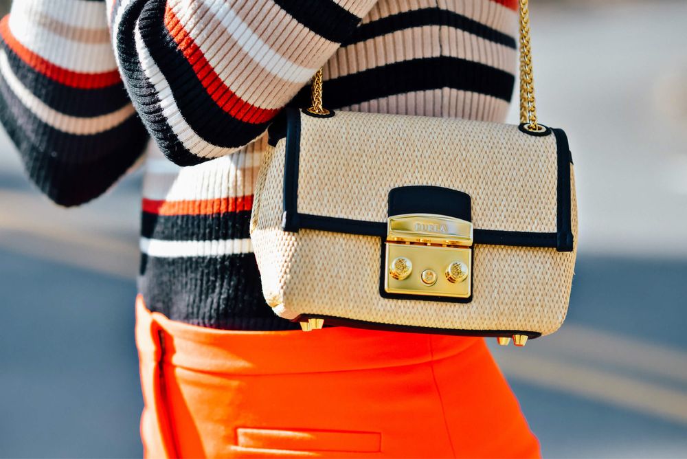 Сумка Furla raffia соломенная оригинал