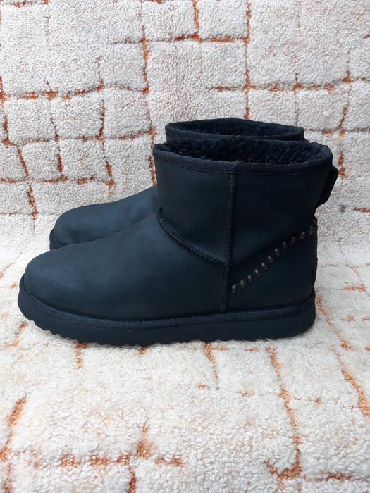 UGG Classic Mini Deco Black Snow Boots