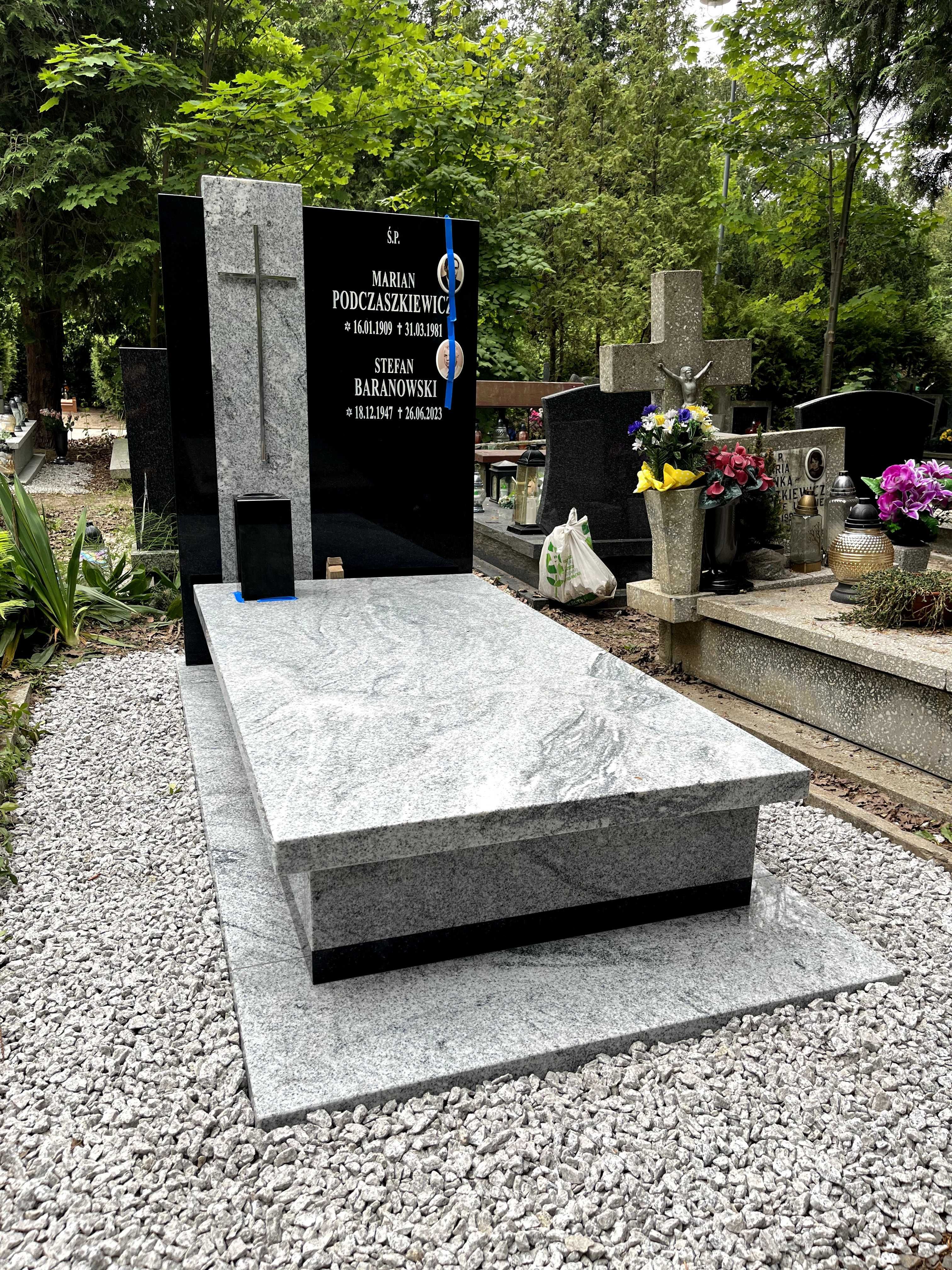 Nagrobek granitowy VISCOUNT BRYŁA
