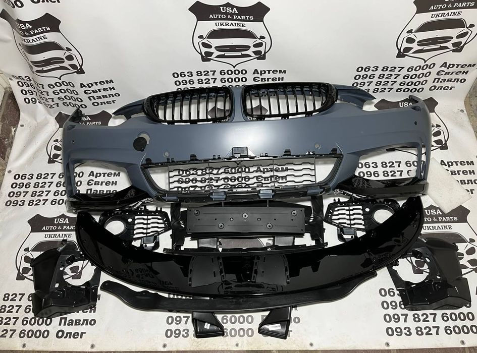 BMW 4-Series F32 Бампер передній у зборі M-Perfomance (ліцензія) 2014-