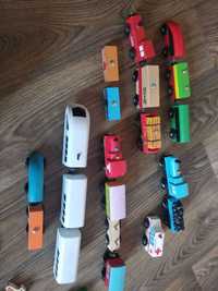 Краны и разные фигурки для деревянной железной дороги детской нет