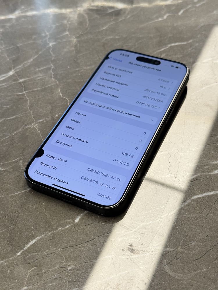 iPhone 15 Pro 128GB Black Titanium Neverlock